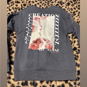 Gray Graphic Sweatshirt